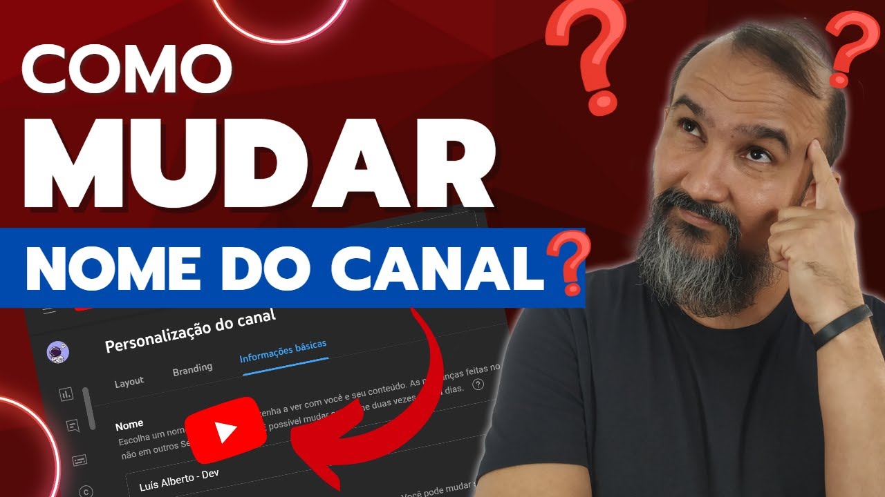 Como Mudar Nome de Canal no YouTube